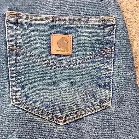 Carhartt B18-DST Blue Denim Jeans 44X30 - Picture 6 of 7